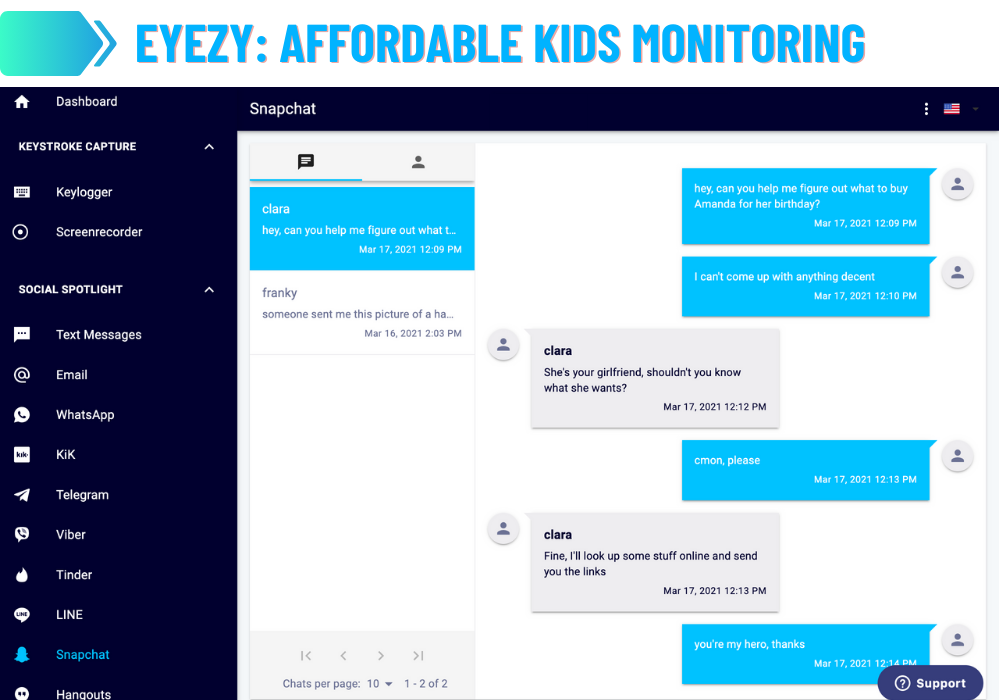 EyeZy - Edullinen lastenvalvontajärjestelmä