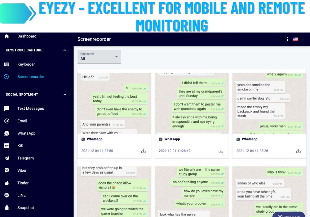 EyeZy - Doskonały do mobilnego i zdalnego monitorowania