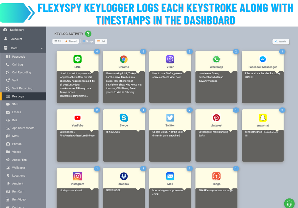 Keylogger FlexySPY
