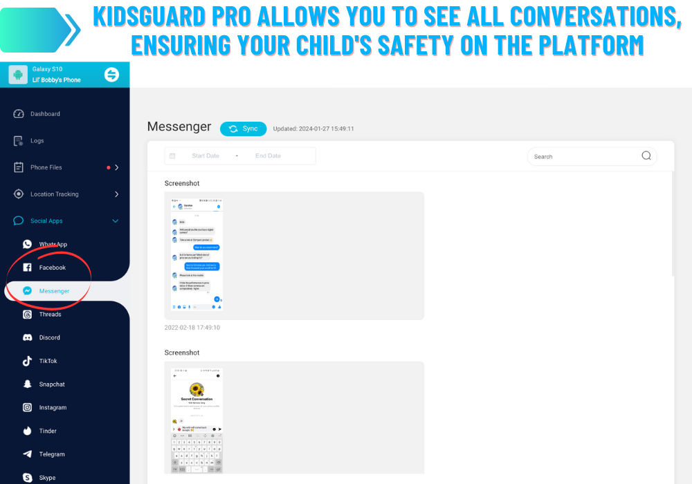 KidsGuard Pro for Facebook
