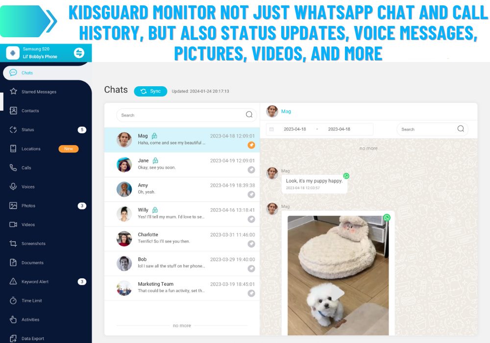 KidsGuard untuk WhatsApp