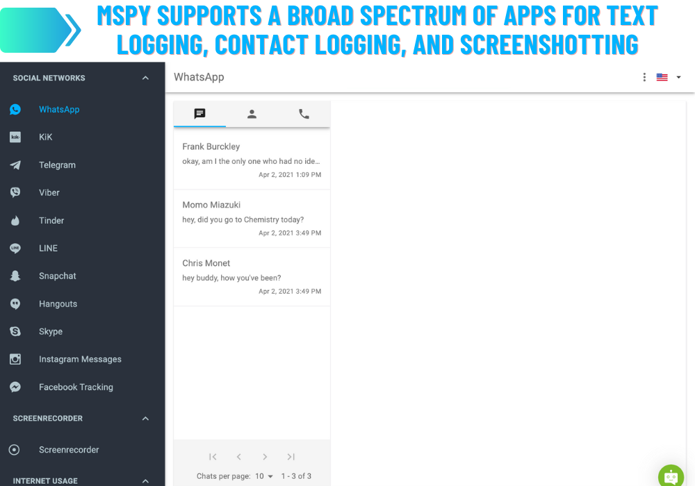 Mspy Apps Protokollierung
