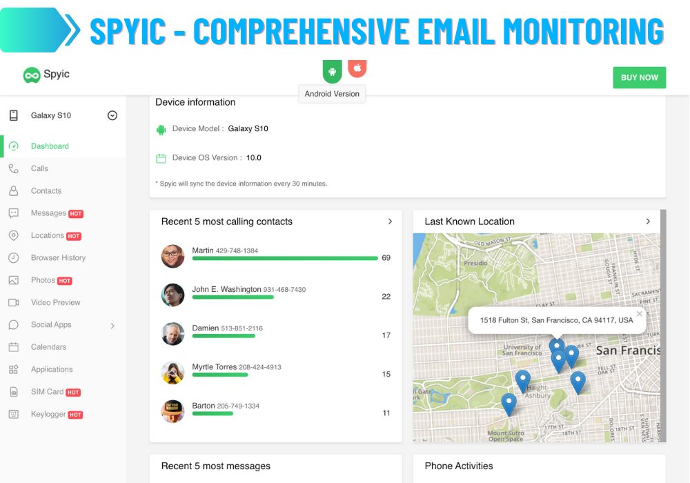Spyic - Kompleksowe monitorowanie poczty e-mail