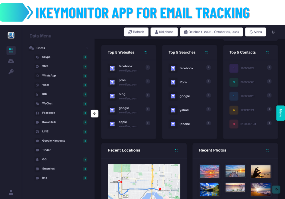 Aplikasi iKeyMonitor untuk Pelacakan Email
