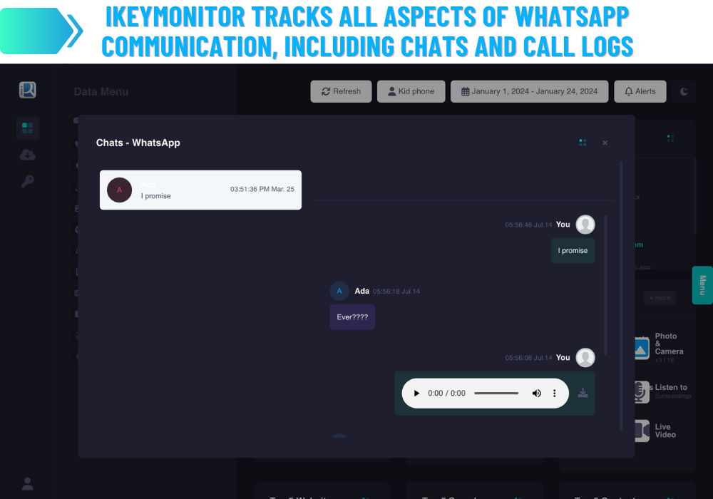 iKeymonitor WhatsApp Monitoring