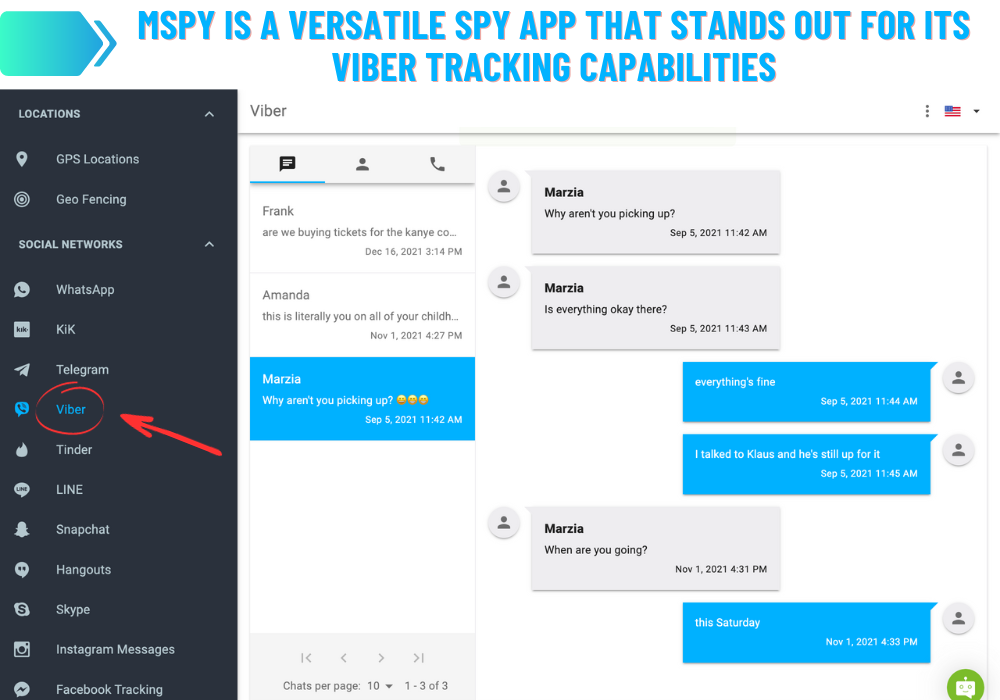 mSpy Viber Spionage