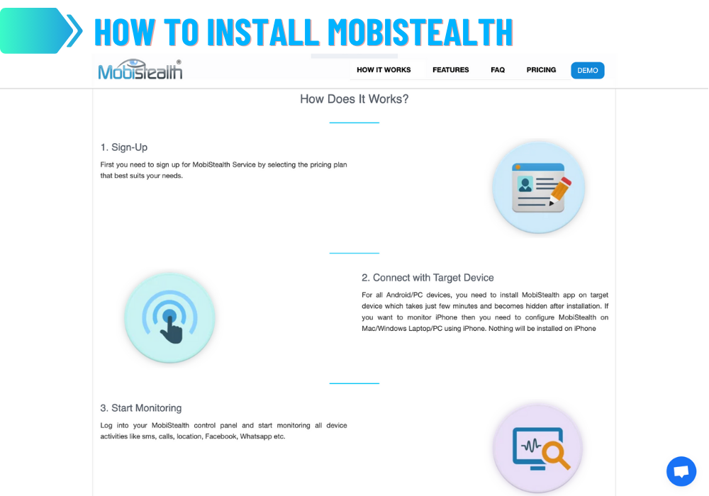 Wie wird MobiStealth installiert?