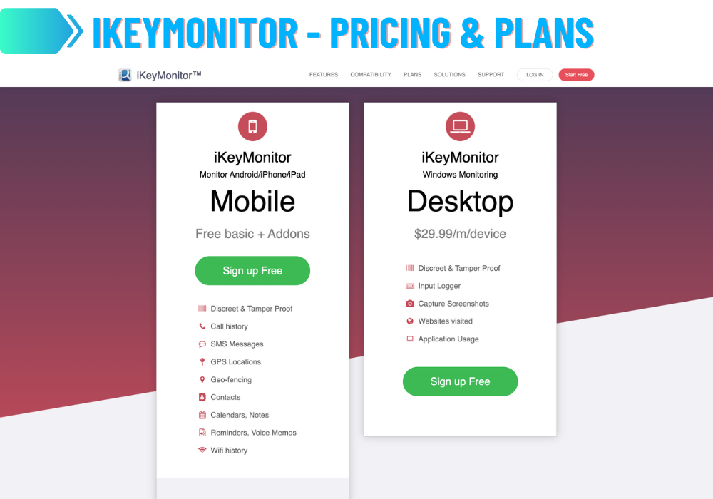 iKeyMonitor - ceny i plany