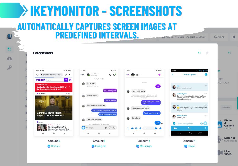 iKeyMonitor - Zrzuty ekranu