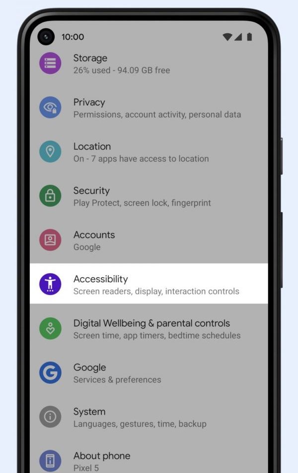 Android Accessibilité Suite
