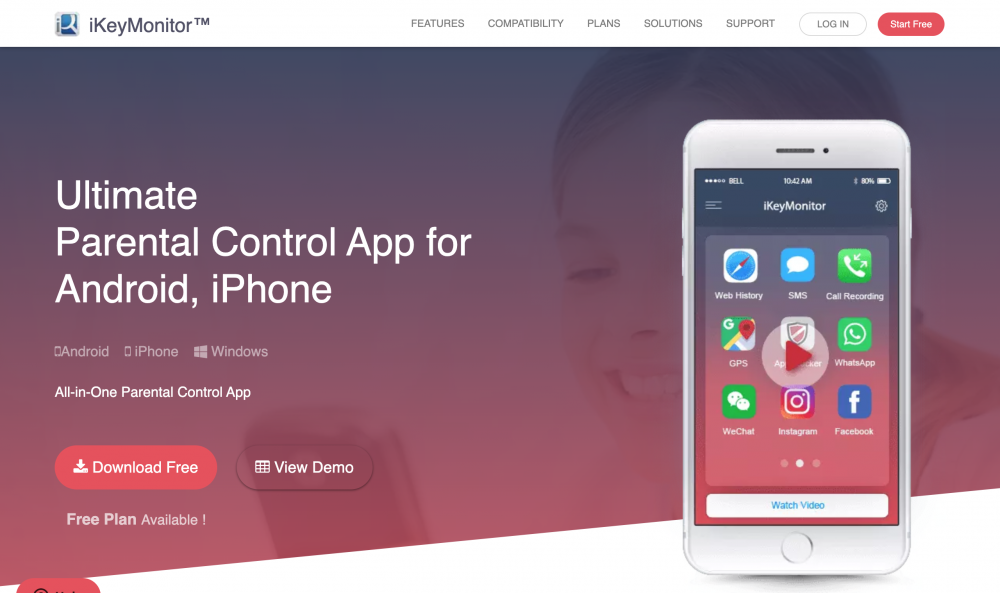 iKeyMonitor App per il controllo parentale