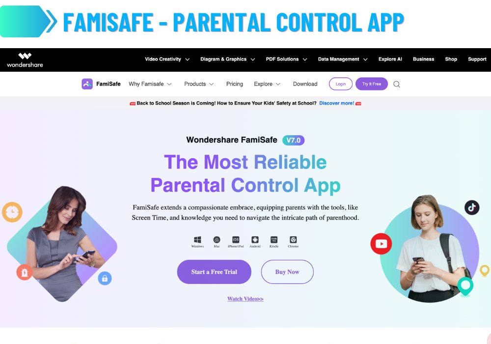 FamiSafe - App voor ouderlijk toezicht