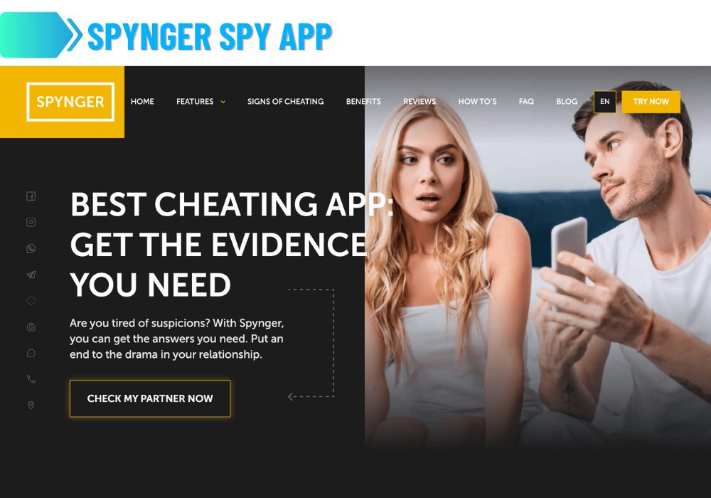 Aplikacja szpiegowska Spynger