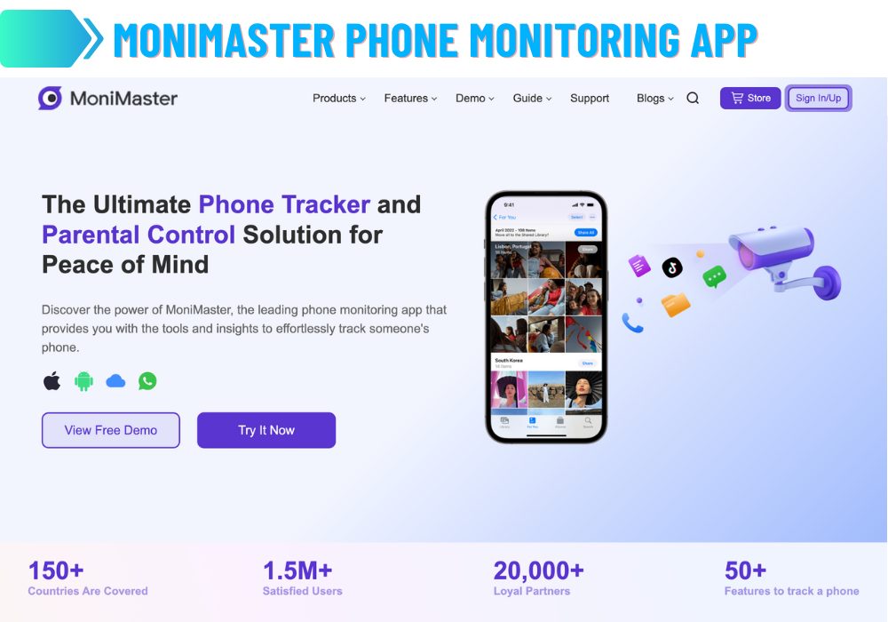 MoniMaster Aplicativo de monitoramento telefônico